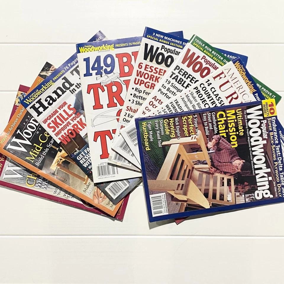 Popular Woodworking (& Pacific Woodworker) - 1 MAGAZINE- 1981-2020 -CHOOSE ISSUE - Image 1 of 1