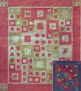 Window Boxes fondotinta modello trapunta a pezzi di Barbara Skjonberg, Norvegia - Foto 1 di 1