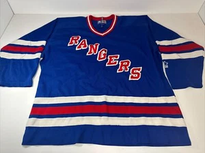Vintage New York Rangers Starter Hockey Jersey Large Blank - Picture 1 of 13