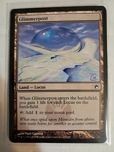 Glimmerpost Scars of Mirrodin (227/249) MTG Magic NM/LP Land Locus BULK DISCOUNT - Picture 1 of 1