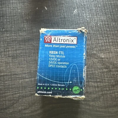 Altronix RBSN-TTL Relay Module 12VDC Or 24VDC  - Image 1 of 2