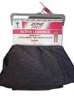 Ladies L (12-14) Active Stretch High Waisted Capri Cell Phone Pocket Legging 