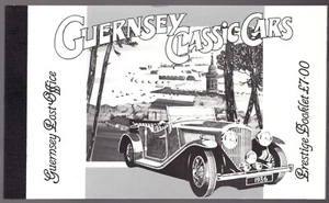 1994 Guernsey 531a-35a postage stamp prestige booklet of Classic Cars MNH cv$20 - Picture 1 of 1