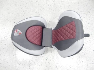 Triton Boats Fishing Silver And Burgundy Boat Seat With Seat Mount New Take Off - Picture 1 of 5