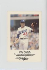 1982 Los Angeles Dodgers Los Angeles Police Burt Hooton #46
