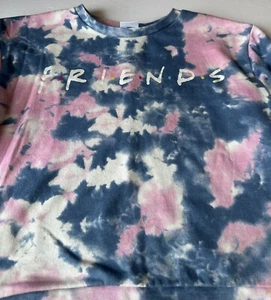 Friends TV Sweatshirt Girls XL 14/16  Tie Dye Pullover Long Sleeve Top Soft - Picture 1 of 8