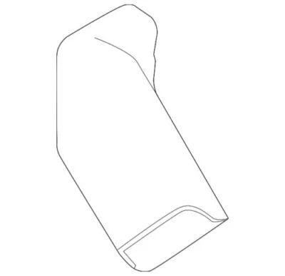 Conducto de aire alternador original Ford Mercury 2008-2013 Mariner Milan 8S4Z-10C392-A Foto 1 de 2