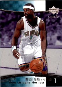 2004-05 Upper Deck Sweet Shot Hornets Basketball Card #56 Baron Davis