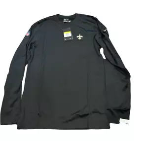 Nuevo con etiquetas Sudadera Pequeña Pulóver Nueva Orleans Saints Nike Sideline Performance - Imagen 1 de 3