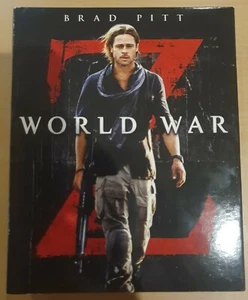 WORLD WAR Z RARE BLURAY 3D BLU-RAY BRAD PITT 3-DISC SET & ART OF BOOK CULT FILM - Picture 1 of 4