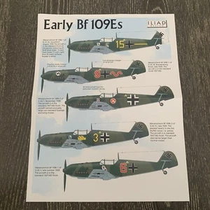 Model Aircraft Decal Messerschmitt Bf 109E No. 48006 - Picture 1 of 5