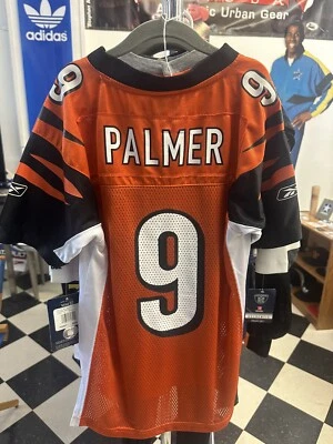 Camiseta vintage Carson Palmer Cincinnati Bengals juvenil talla pequeña stock muerto nueva con etiquetas Foto 1 de 4