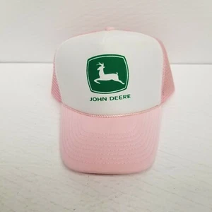 John Deere rosa Damen Snapback Netzrücken Truckermütze, neu aus altem Lagerbestand - Bild 1 von 6