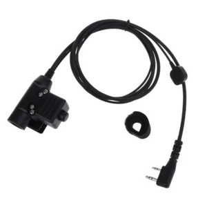 Tactical-U94 Finger Button PTT for TK-3160 TK-2160 TK-1118 TK-278 Walkie Headset - Zdjęcie 1 z 8