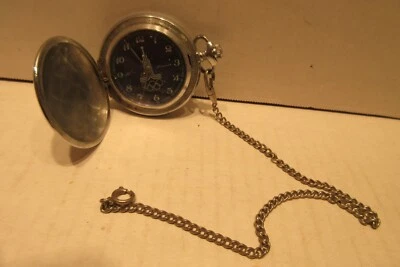 1980 Occp USSR Russian Olympic Pocket Watch & Chain Moscow Boxing #007747 - Image 1 of 4