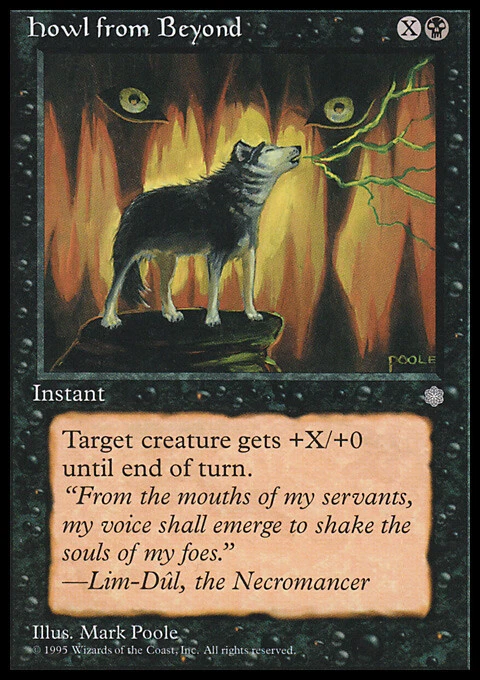 Magic the Gathering MTG Howl from Beyond (132) Ice Age   LP - Image 1 of 1