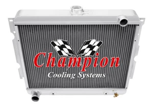 Rel Champion 2 Row Radiator for 1967 - 1971 Plymouth GTX Big Block V8 Engine - Picture 1 of 7