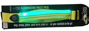FITZIP ILLUMINATING WAIST PACK - NEU - Wiederaufladbar über USB /Safety Neon - Bild 1 von 3