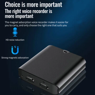 Hidden Spy Voice Activated Recorder Digital Audio Dictaphone Recording Device - Image 1 of 4