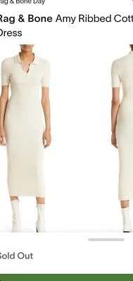 Suéter túnica de mezcla de lana Rag & Bone en verde cáscara para mujer talla L NUEVO NUEVO CON ETIQUETAS  Foto 1 de 4