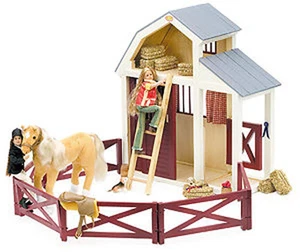  NEW Only Hearts Club English Horse Wood Wooden Stable 38x15x46cm - Bild 1 von 2