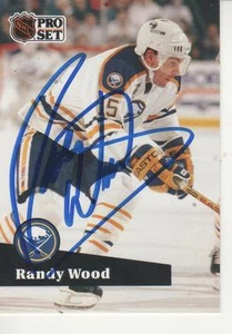 RANDY MADERA FIRMADA 1991-92 PROSET #259 - SABLES BÚFALO - Imagen 1 de 1
