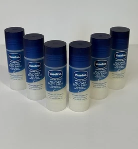 6 Vaseline All Over Body Balm Stick Fragrance Free Anti Friction 1.4 oz Each - Picture 1 of 6
