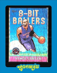 Vince Carter 2025-26 Topps 8-Bit Ballers Holo Foil 8B-26 Toronto Raptors - Picture 1 of 2