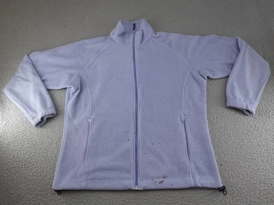 Chaqueta polar Pacific Trail para mujer grande púrpura cremallera completa al aire libre senderismo camping Foto 1 de 4