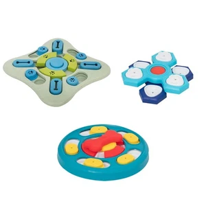 Treat Puzzle Toy Pet Dog Puppy Squeaker Interactive Stimulating Play Enrichment - Picture 1 of 22