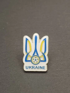 Ukraine National Soccer Team Logo Enamel Lapel Pin, FREE SHIPPING! - Picture 1 of 2