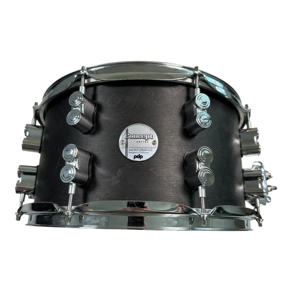 PDP Pacific Drums Concept Series Snare 7x13 Drum Black Maple Wax - Image 1 of 4