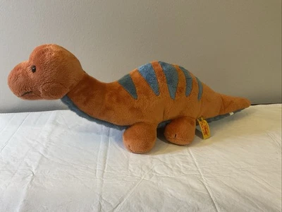 Steiff Soft Cuddly Friends Plush Dinosaur Bronko Brontosaurus EAN 087837 - Image 1 of 4