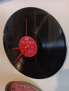 Antique 10" Columbia Record Mitch Miller Repurposed Wall Clock One-of-a-Kind - Picture 1 of 4