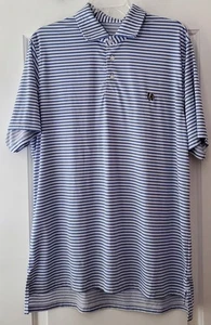 B Draddy gestreiftes CC besticktes Logo Sport Golf Polo-Shirt für Herren - Größe L - gebraucht, in einwandfreiem Zustand - Bild 1 von 12