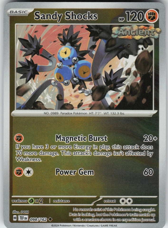 PO-01 Reverse Holo Sandy Shocks 098/162 Uncommon SV05: Temporal Forces - Image 1 of 1