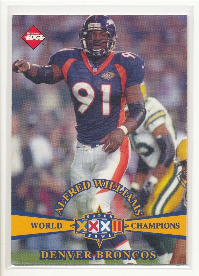 1998 Collector's Edge Super Bowl XXXII Alfred Williams #12 - Image 1 of 1