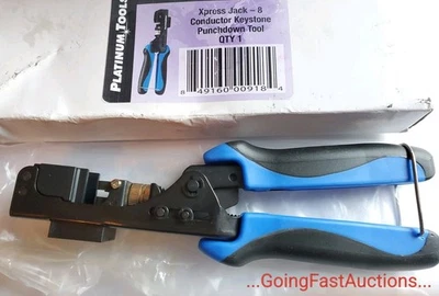 Platinum Tools 13501C Xpress Jack 8 Keystone Termination Tool W/ Die - Image 1 of 4