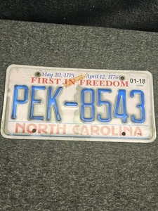 PLACA DE CAROLINA DEL SUR SC - Imagen 1 de 2