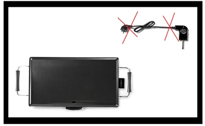 Nedis Elektrischer Tischgrill 2000W Teppanyaki XL 5 Heizstufen Ohne Netzkabel - Bild 1 von 4