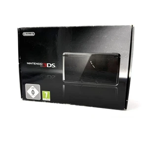 Console Nintendo 3DS Cosmo Black Boxed VERY GOOD CONDITION - Picture 1 of 14