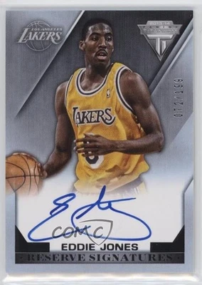 2013-14 Panini Titanium Reserve Signatures /199 Eddie Jones #4 Auto - Image 1 of 2