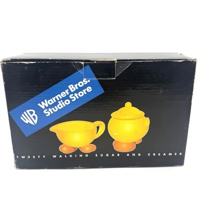 Juego de azúcar y crema Tweety Walking WB Studio Store 2000 nuevo caja abierta de colección Foto 1 de 4