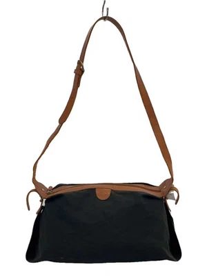 Bolso de Hombro IL BISONTE Lona Negro 5412300121 Foto 1 de 4