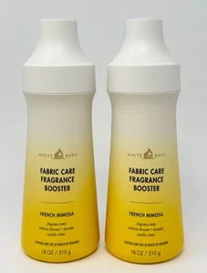 2 NEW BATH & BODY WORKS FRENCH MIMOSA FABRIC CARE FRAGRANCE BOOSTER SCENT 18 OZ - Picture 1 of 5