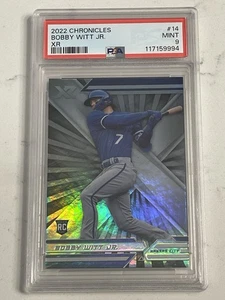 Chronicles 2022 - XR Bobby Witt Jr. RC #14 Kansas City Royals novato PSA 9 como nuevo - Imagen 1 de 2