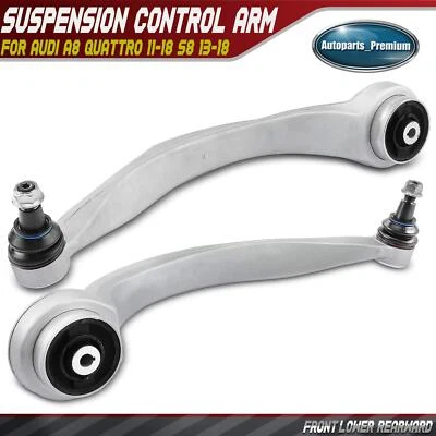 2x Conjunto de brazo de control trasero inferior delantero L & R y rótula para Audi A8 Quattro S8 Foto 1 de 4