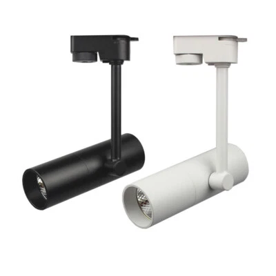 LED COB Ceiling Lamp Fixture Track Rail Light Adjustable Picture Spotlight Hotel - Image 1 of 4