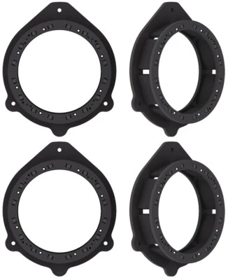 Anillos espaciadores adaptadores de altavoz de ajuste exacto para vehículos Audi A4, A8, S8 SAK027_55  Foto 1 de 2