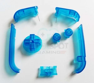 Game Boy Advance GBA Replacement Full Button Kit Clear Blue - UK Dispatch - Picture 1 of 1